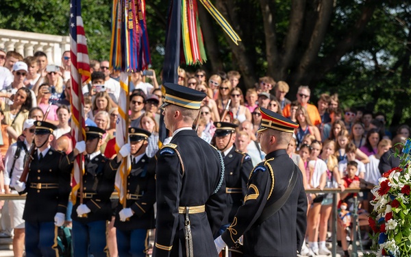 Army 251st Birthday Wreath Laying