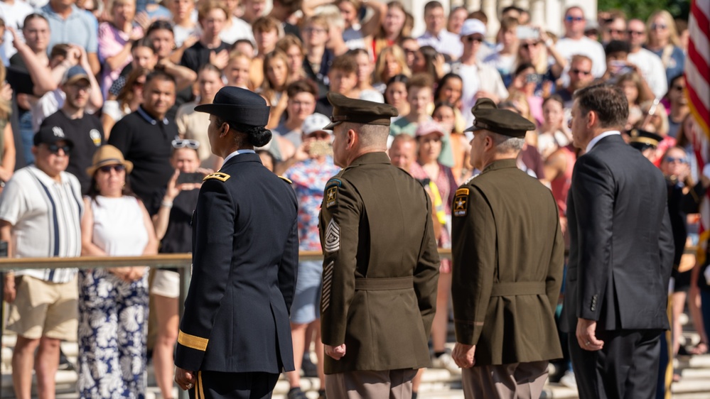 Army 251st Birthday Wreath Laying