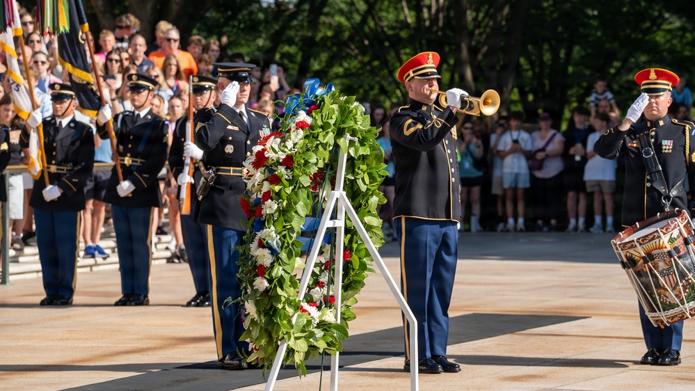 Army 251st Birthday Wreath Laying