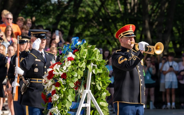 Army 251st Birthday Wreath Laying