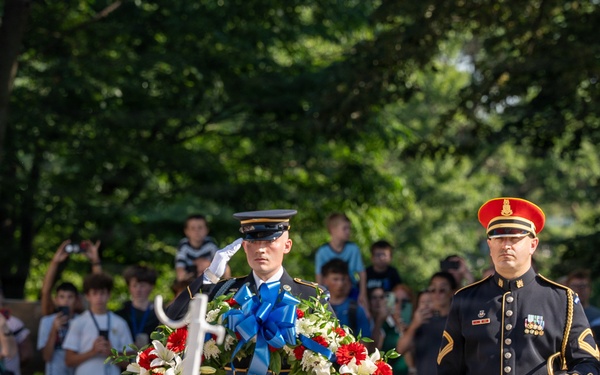 Army 251st Birthday Wreath Laying