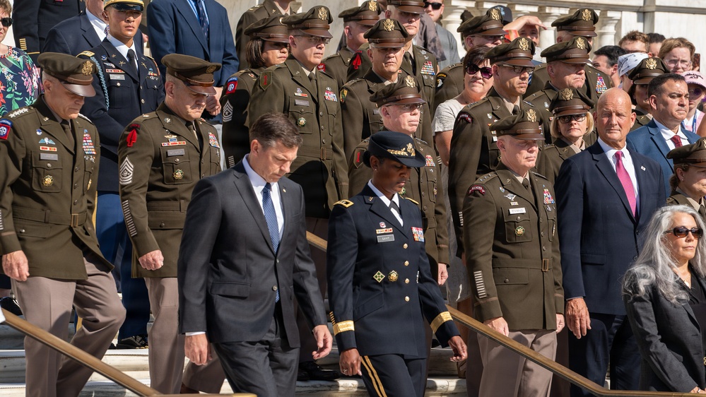 Army 251st Birthday Wreath Laying