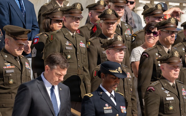 Army 251st Birthday Wreath Laying