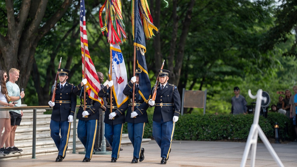 Army 251st Birthday Wreath Laying