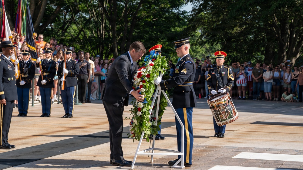 Army 251st Birthday Wreath Laying