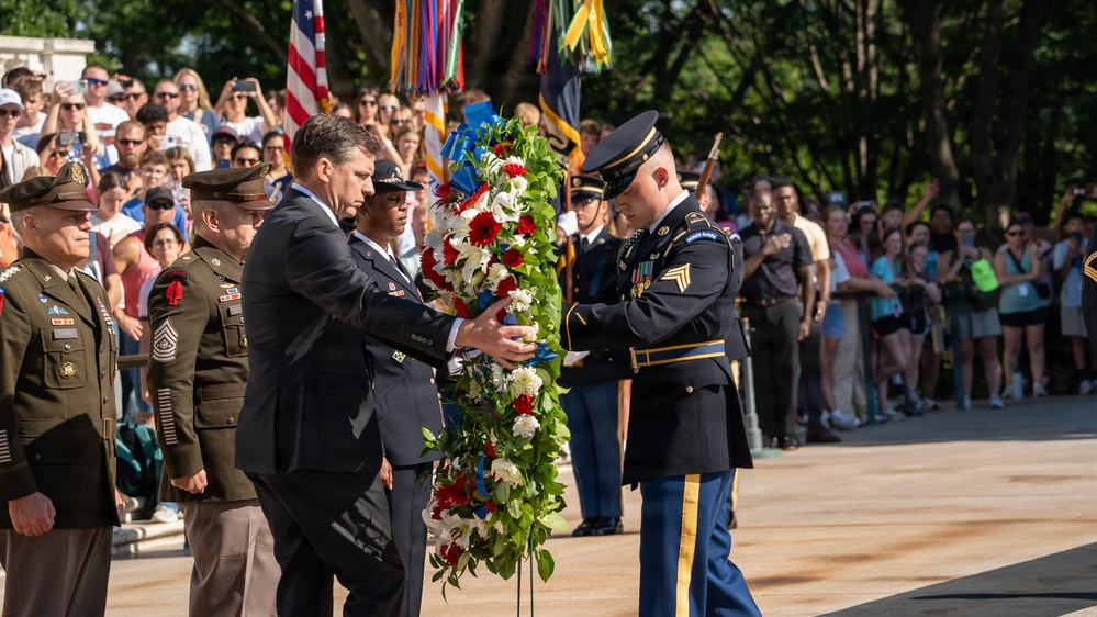 Army 251st Birthday Wreath Laying
