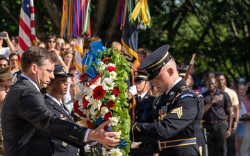 Army 251st Birthday Wreath Laying
