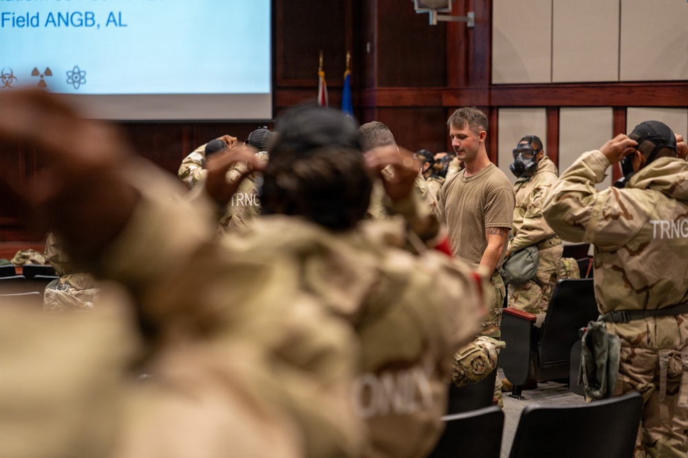 187th Fighter Wing strengthens readiness through CBRNE training