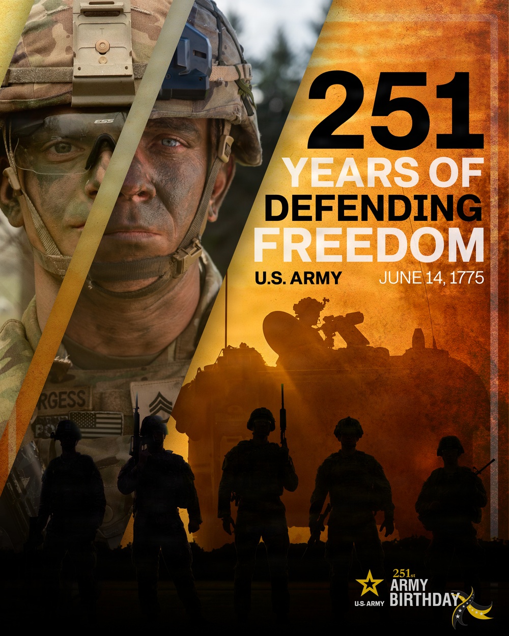 U.S. Army 251 Birthday