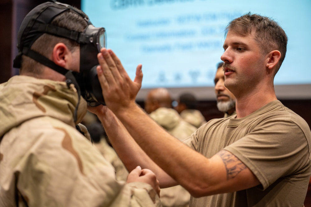 187th Fighter Wing strengthens readiness through CBRNE training