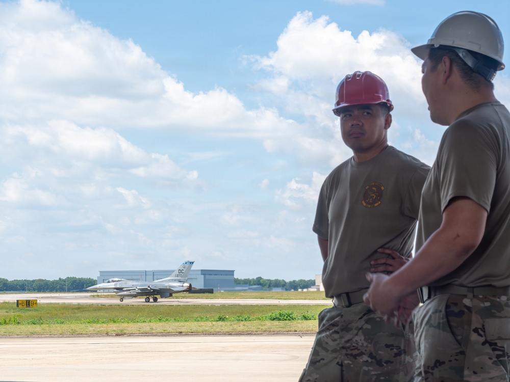 113th MXS conducts F-16 recovery training