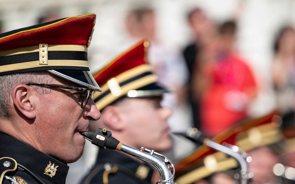 An Army Full Honors Wreath-Laying Ceremony is Conducted at the Tomb of the Unknown Soldier in Honor of the U.S. Army's 251st Birthday
