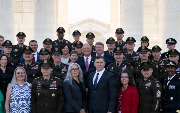 An Army Full Honors Wreath-Laying Ceremony is Conducted at the Tomb of the Unknown Soldier in Honor of the U.S. Army's 251st Birthday