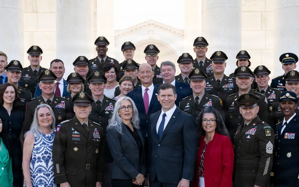 An Army Full Honors Wreath-Laying Ceremony is Conducted at the Tomb of the Unknown Soldier in Honor of the U.S. Army's 251st Birthday
