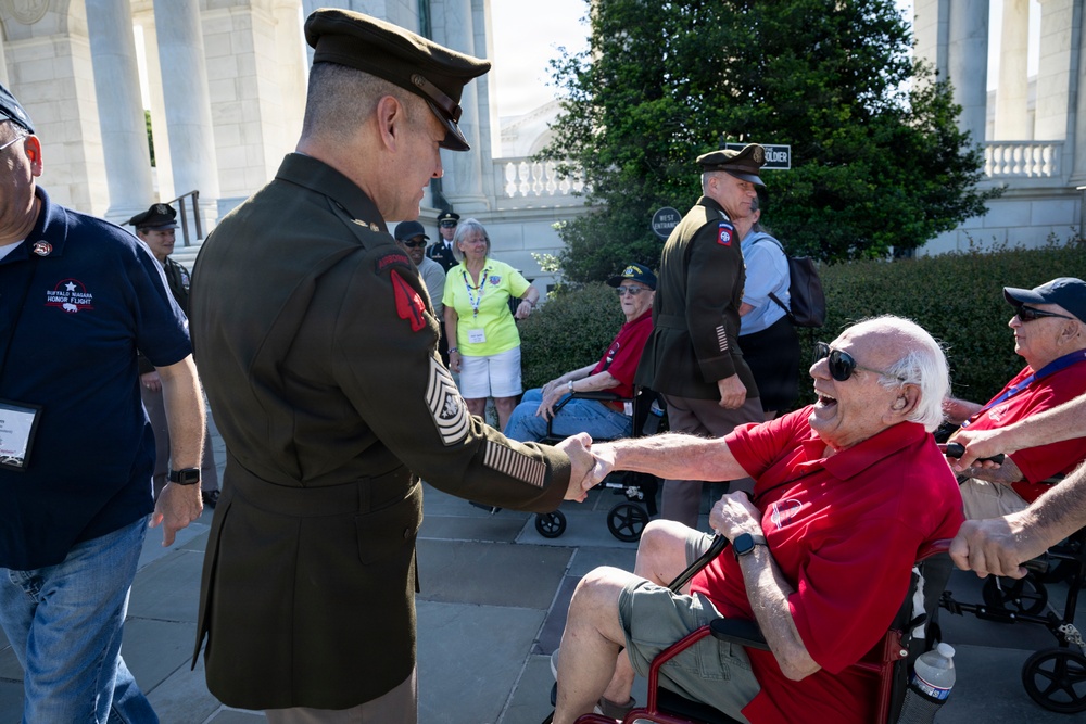 An Army Full Honors Wreath-Laying Ceremony is Conducted at the Tomb of the Unknown Soldier in Honor of the U.S. Army's 251st Birthday