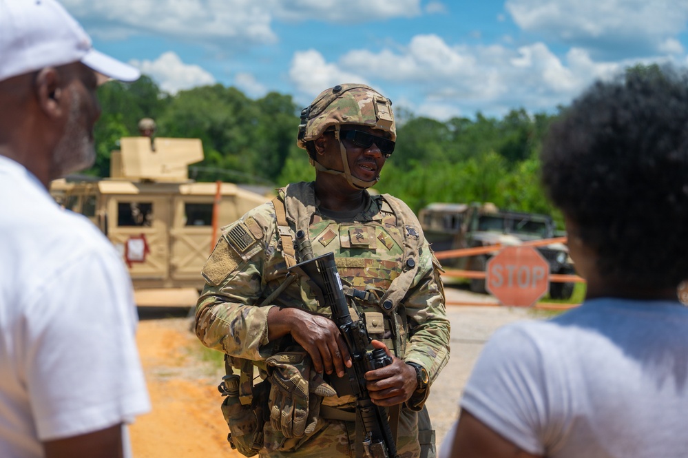 390th MP Battalion’s Staging Area