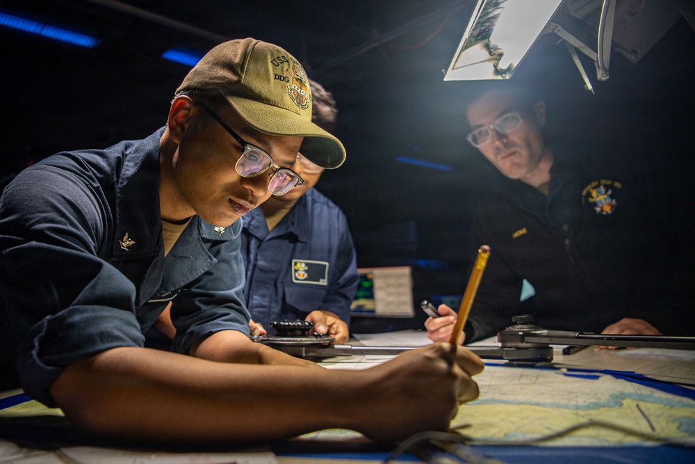 USS Gridley Conducts Naval Surface Fires Support Exercise
