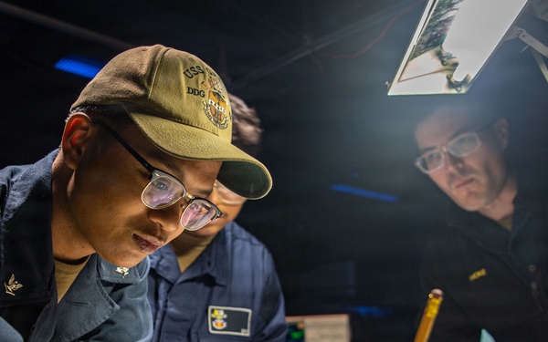 USS Gridley Conducts Naval Surface Fires Support Exercise