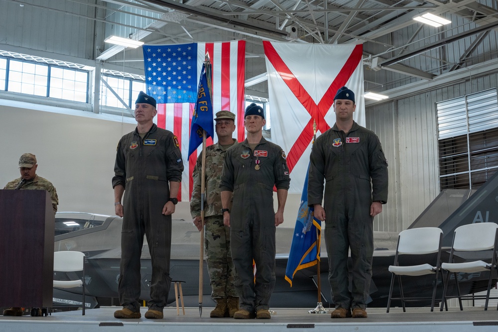 377th Fighter Squadron Change of Command