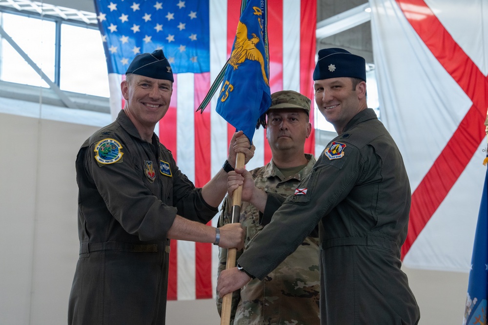 377th Fighter Squadron Change of Command
