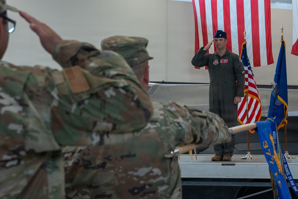 377th Fighter Squadron Change of Command