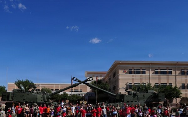 Guns, Games and Family: 1st Armored Division Artillery Hosts Jr. Redleg Day