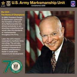 The U.S. Army Marksmanship Unit was Established in 1956