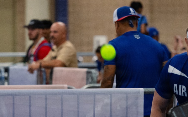 Air Force Warrior Games athletes compete in pickleball