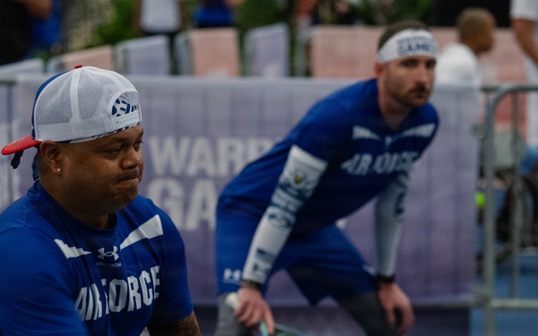 Air Force Warrior Games athletes compete in pickleball
