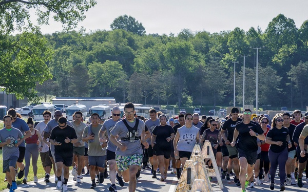 Starting Line at the Camp Atterbury 5k