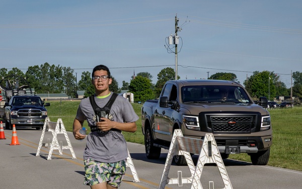 Winner of the Camp Atterbury 5k