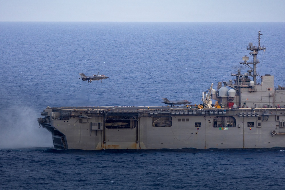 26th Marine Expeditionary Unit’s Type Commander's Amphibious Training | F-35B Lightning II Carrier Qualification