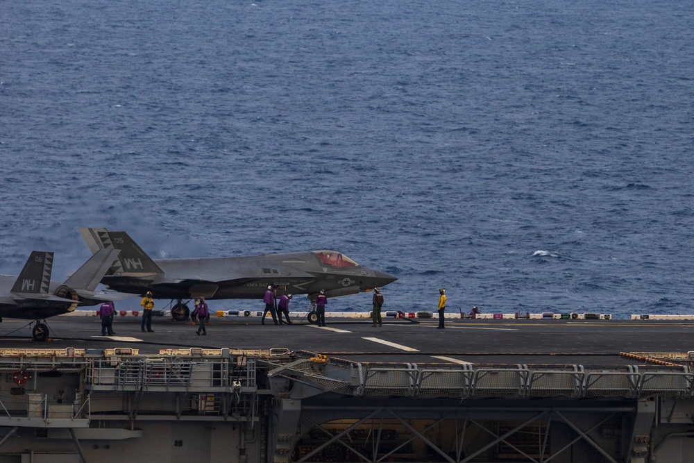 26th Marine Expeditionary Unit’s Type Commander's Amphibious Training | F-35B Lightning II Carrier Qualification