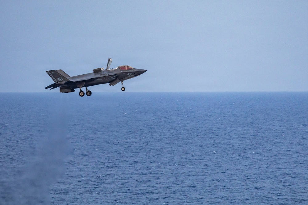26th Marine Expeditionary Unit’s Type Commander's Amphibious Training | F-35B Lightning II Carrier Qualification