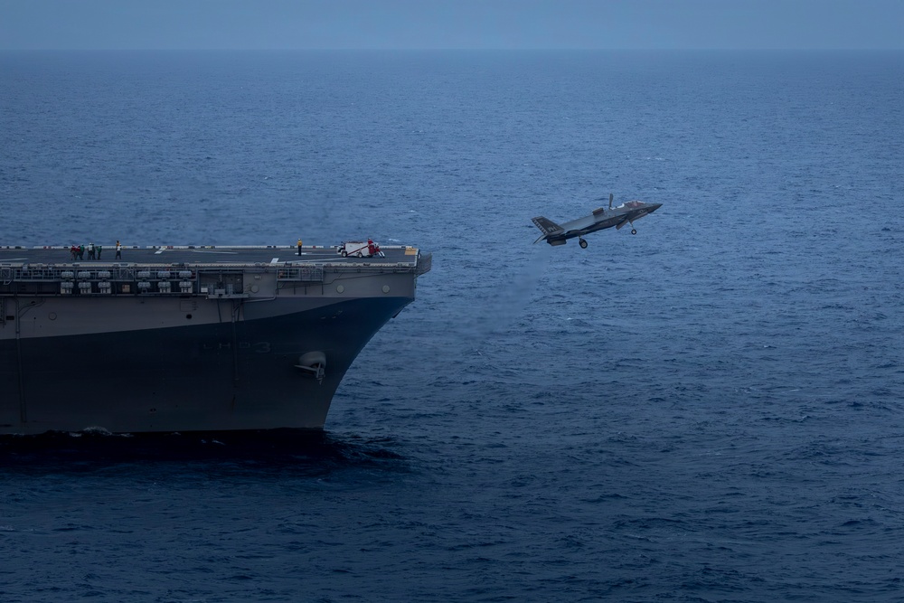 26th Marine Expeditionary Unit’s Type Commander's Amphibious Training | F-35B Lightning II Carrier Qualification