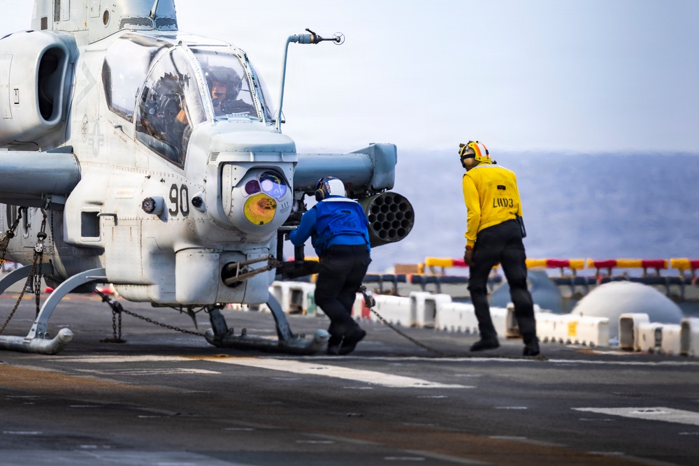 26th Marine Expeditionary Unit’s Type Commander's Amphibious Training | HMLA-167 Medical Evacuation