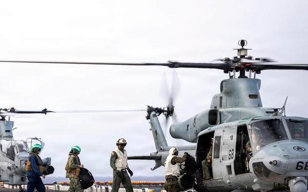 26th Marine Expeditionary Unit’s Type Commander's Amphibious Training | HMLA-167 Medical Evacuation