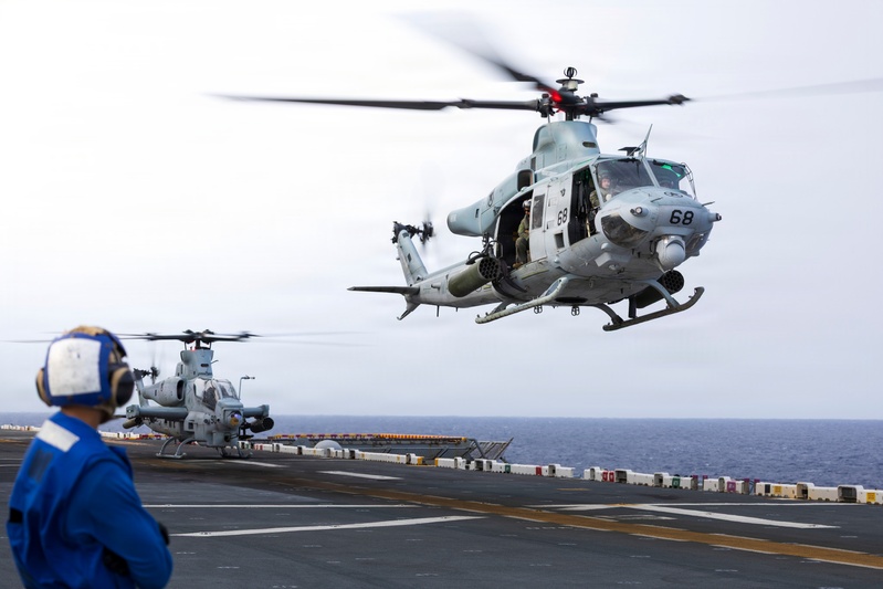 26th Marine Expeditionary Unit’s Type Commander's Amphibious Training | HMLA-167 Medical Evacuation
