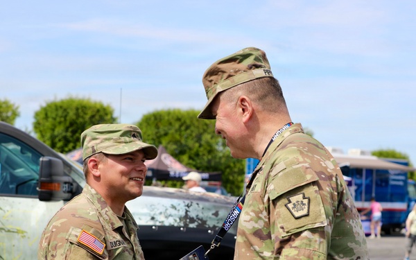PA national guard attends NASCAR at poconos
