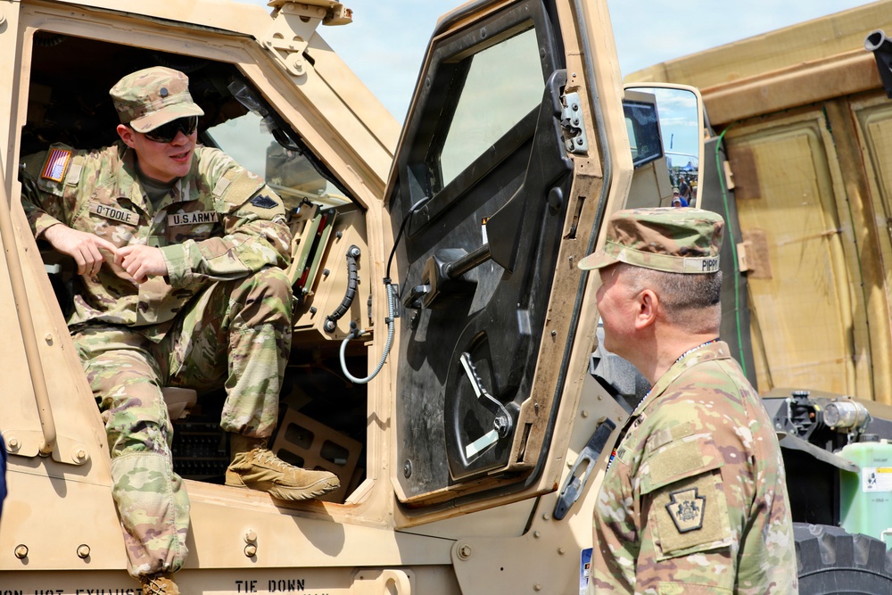 PA national guard attends NASCAR at poconos