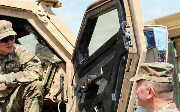 PA national guard attends NASCAR at poconos