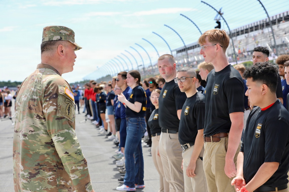 PA national guard attends NASCAR at poconos