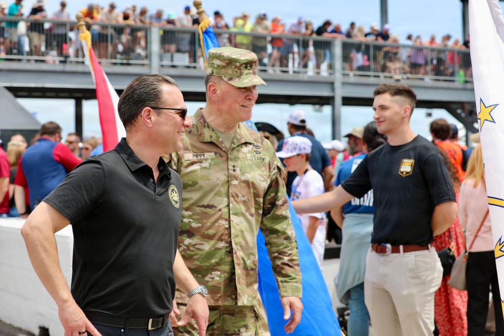 PA national guard attends NASCAR at poconos