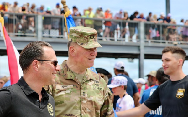 PA national guard attends NASCAR at poconos