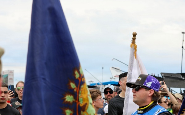 PA national guard attends NASCAR at poconos