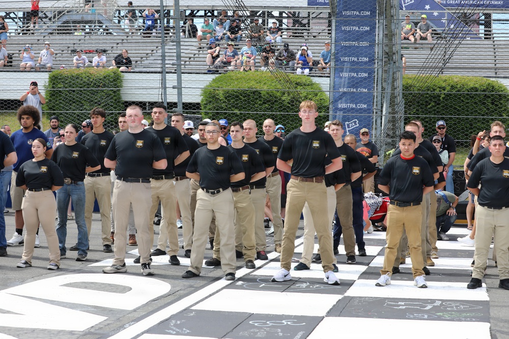 PA national guard attends NASCAR at poconos