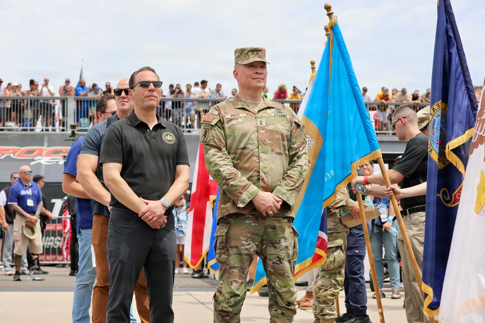 PA national guard attends NASCAR at poconos