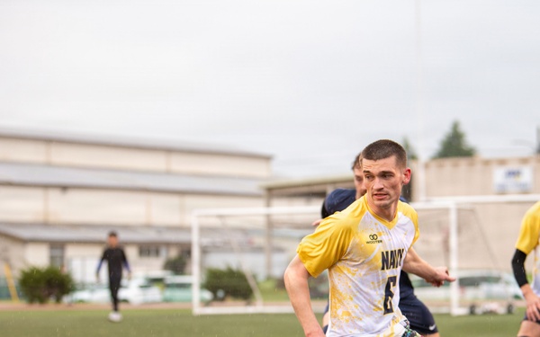 Japan, U.S. Australian Trilateral Soccer Game Onboard NAF Atsugi