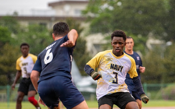 Japan, U.S. Australian Trilateral Soccer Game Onboard NAF Atsugi