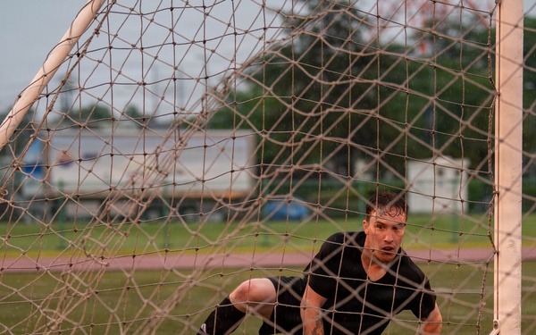 Japan, U.S. Australian Trilateral Soccer Game Onboard NAF Atsugi